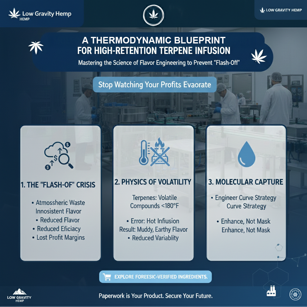 Molecular Capture: A Thermodynamic Blueprint for High-Retention Terpene Infusion